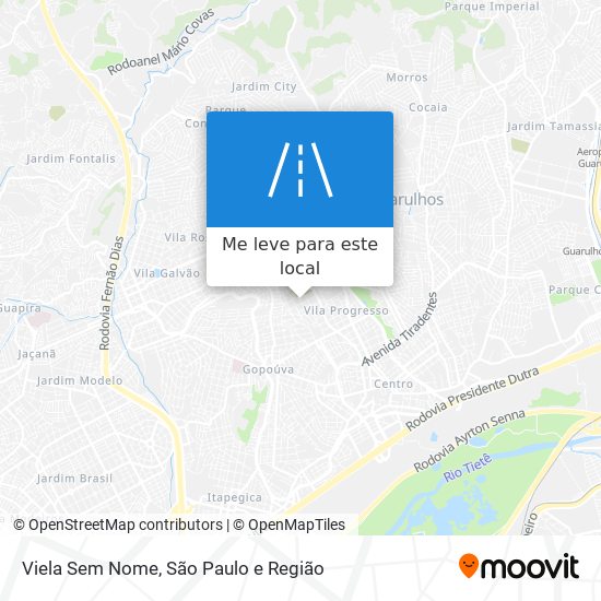 Viela Sem Nome mapa