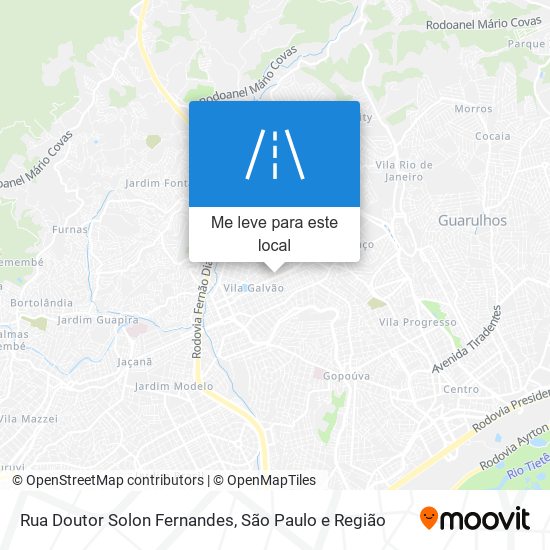 Rua Doutor Solon Fernandes mapa