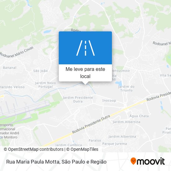 Rua Maria Paula Motta mapa