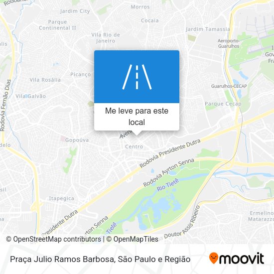 Praça Julio Ramos Barbosa mapa