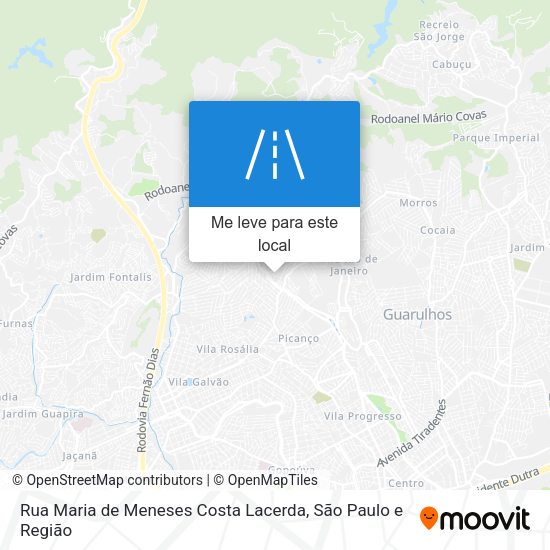 Rua Maria de Meneses Costa Lacerda mapa