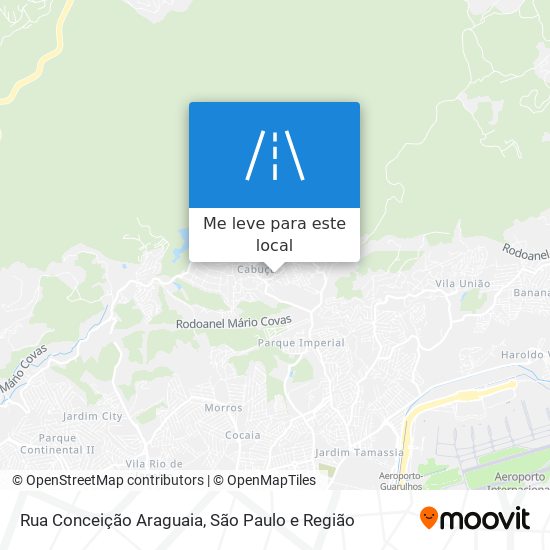 Rua Conceição Araguaia mapa