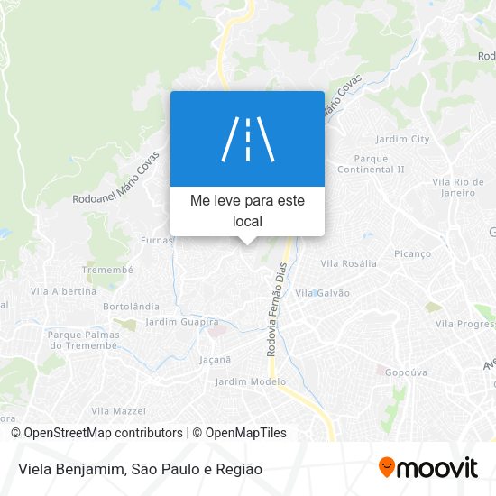 Viela Benjamim mapa
