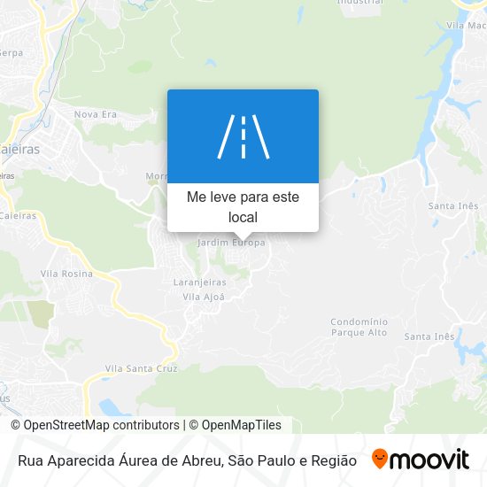Rua Aparecida Áurea de Abreu mapa