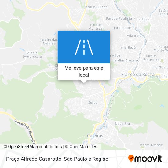 Praça Alfredo Casarotto mapa