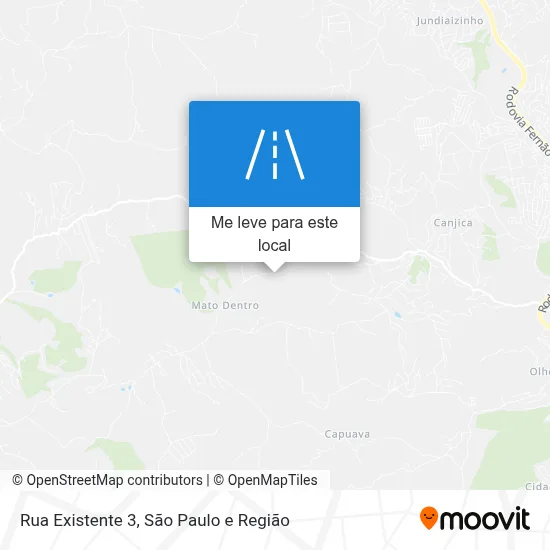 Rua Existente 3 mapa