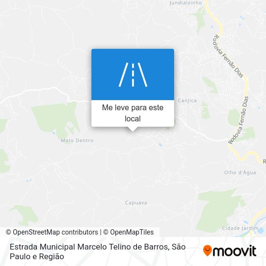 Estrada Municipal Marcelo Telino de Barros mapa