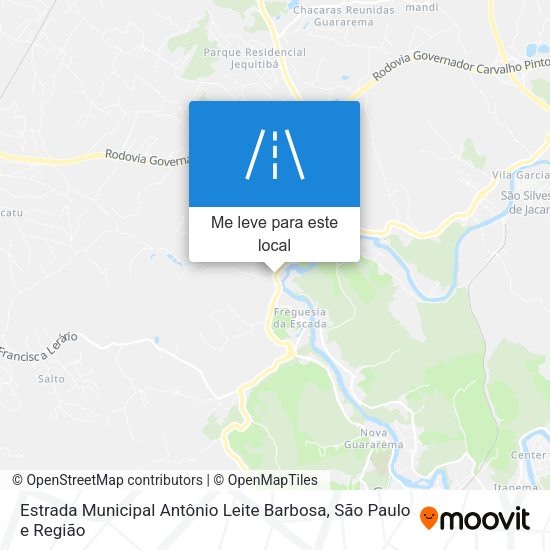 Estrada Municipal Antônio Leite Barbosa mapa