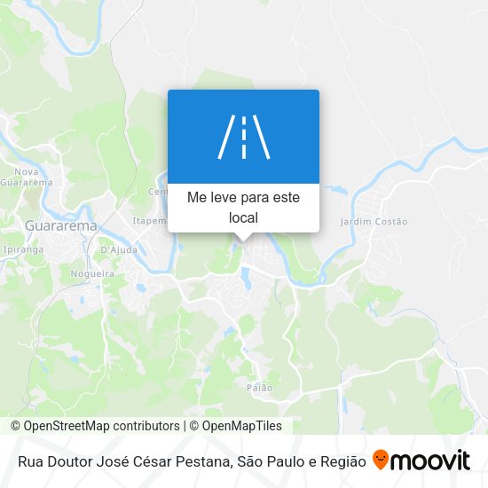 Rua Doutor José César Pestana mapa