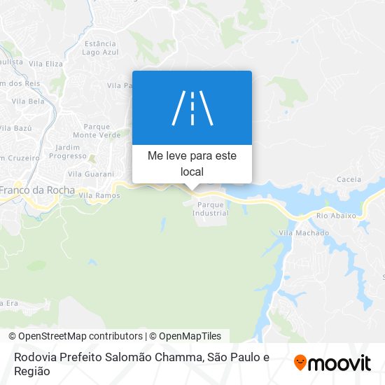 Rodovia Prefeito Salomão Chamma mapa