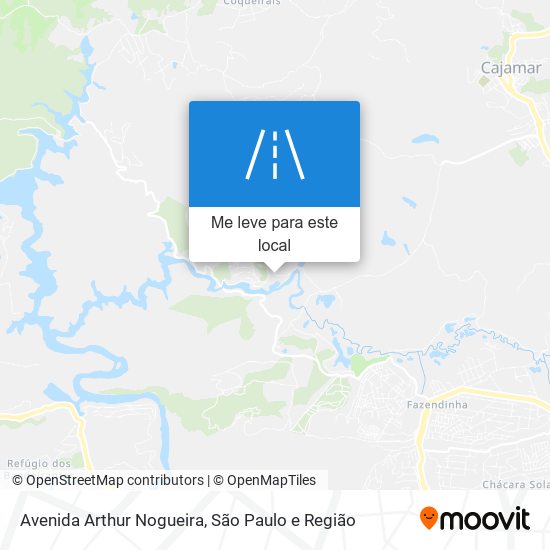 Avenida  Arthur Nogueira mapa