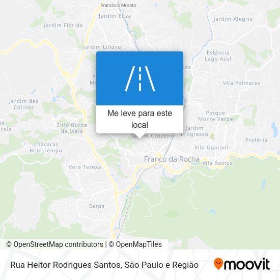 Rua Heitor Rodrigues Santos mapa