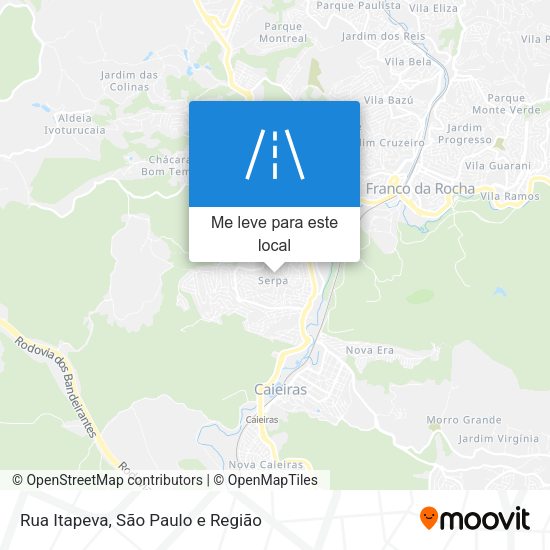 Rua Itapeva mapa