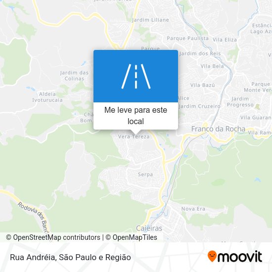 Rua Andréia mapa