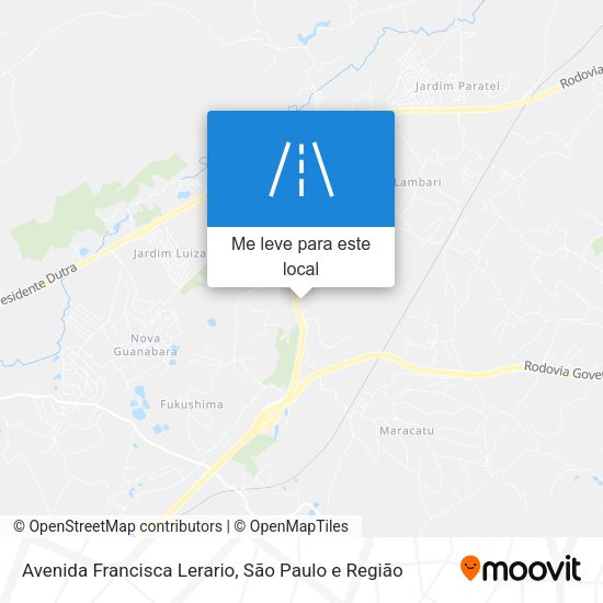 Avenida Francisca Lerario mapa