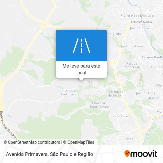 Avenida Primavera mapa