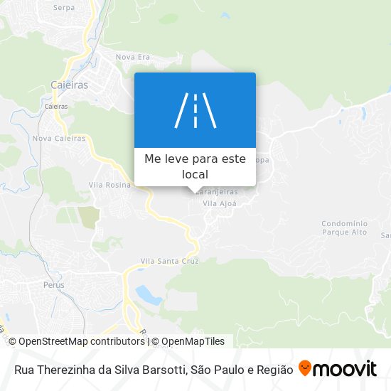 Rua Therezinha da Silva Barsotti mapa