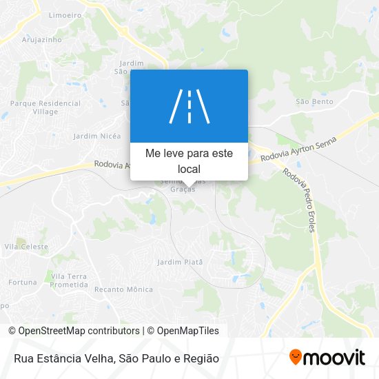 Rua Estância Velha mapa