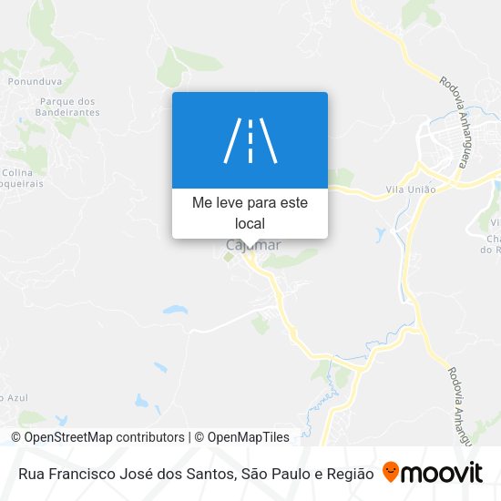 Rua Francisco José dos Santos mapa