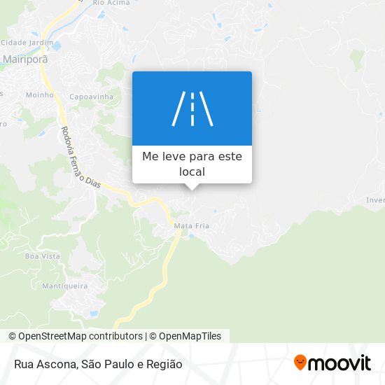 Rua Ascona mapa