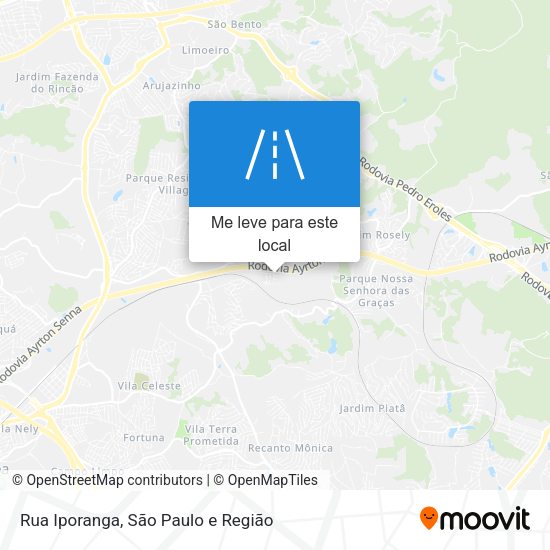 Rua Iporanga mapa