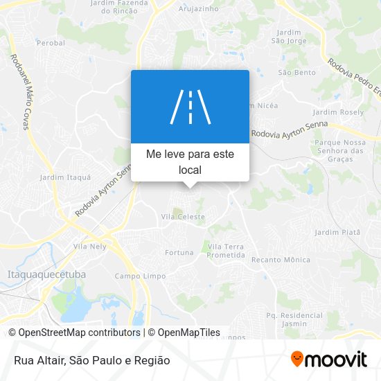 Rua Altair mapa