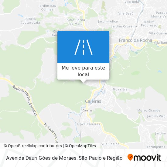 Avenida Dauri Góes de Moraes mapa