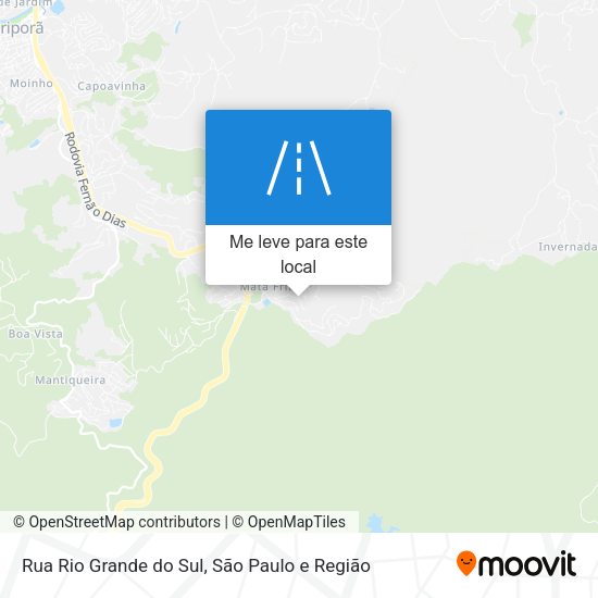Rua Rio Grande do Sul mapa