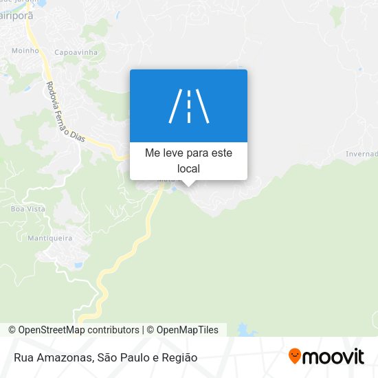 Rua Amazonas mapa