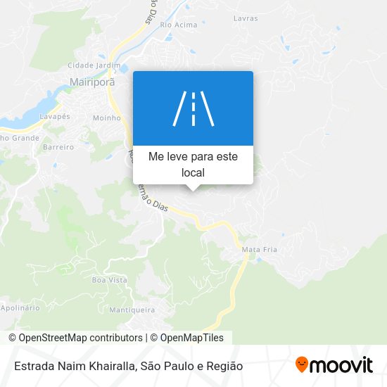 Estrada Naim Khairalla mapa