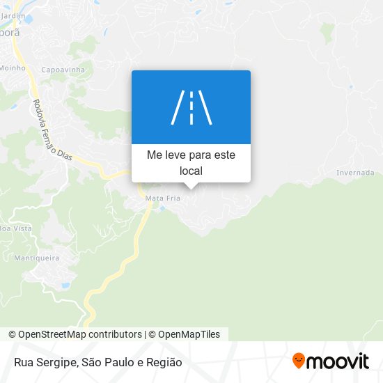 Rua Sergipe mapa