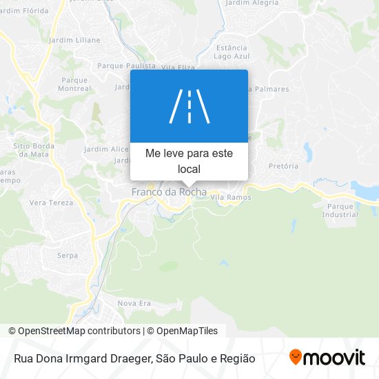 Rua Dona Irmgard Draeger mapa