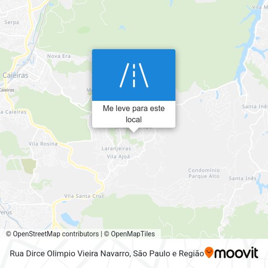 Rua Dirce Olimpio Vieira Navarro mapa