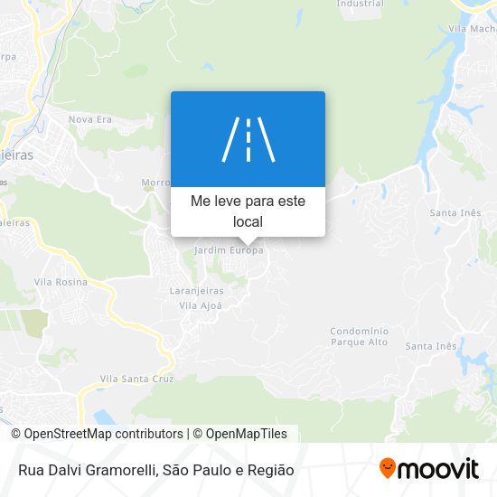 Rua Dalvi Gramorelli mapa