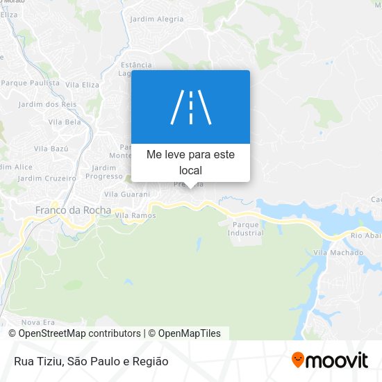 Rua Tiziu mapa