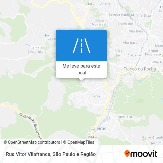 Rua Vitor Vilafranca mapa