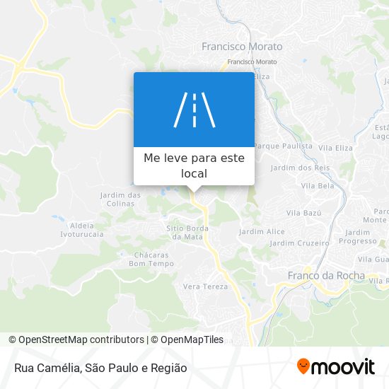 Rua Camélia mapa