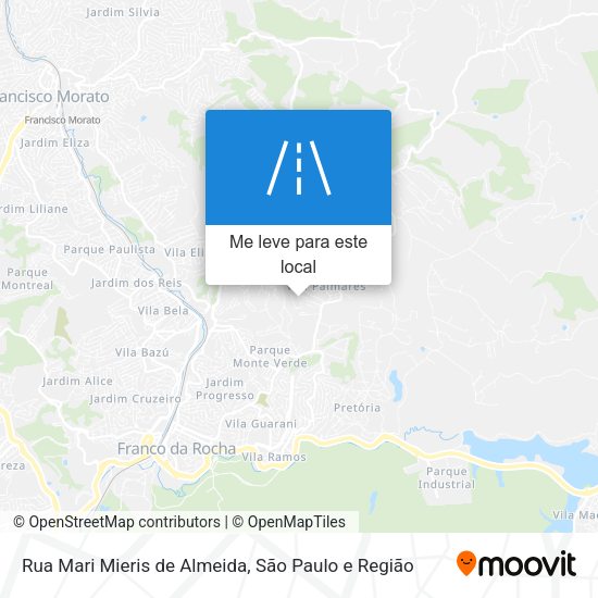 Rua Mari Mieris de Almeida mapa