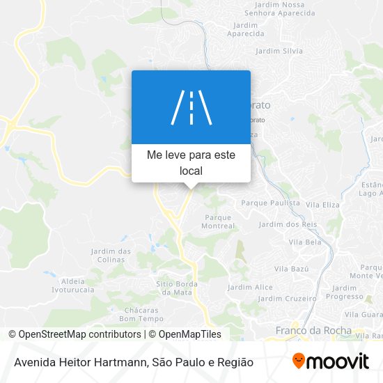 Avenida Heitor Hartmann mapa