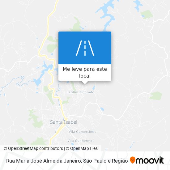 Rua Maria José Almeida Janeiro mapa