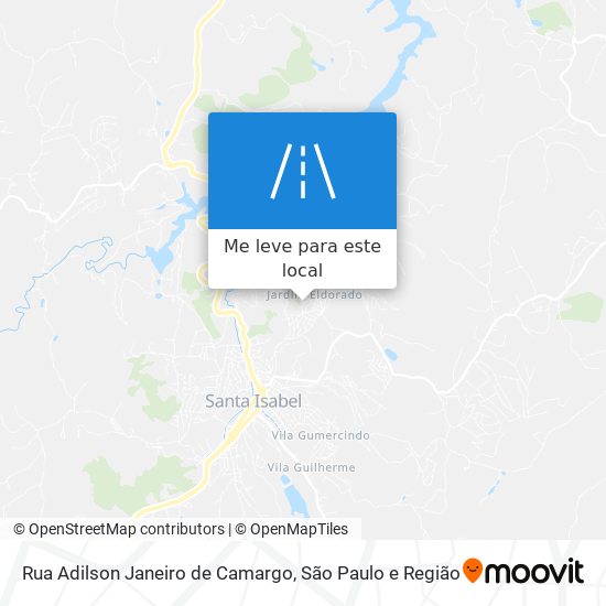 Rua Adilson Janeiro de Camargo mapa