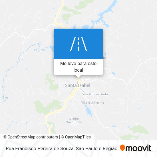 Rua Francisco Pereira de Souza mapa