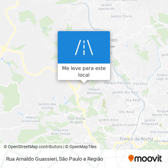 Rua Arnaldo Guassieri mapa