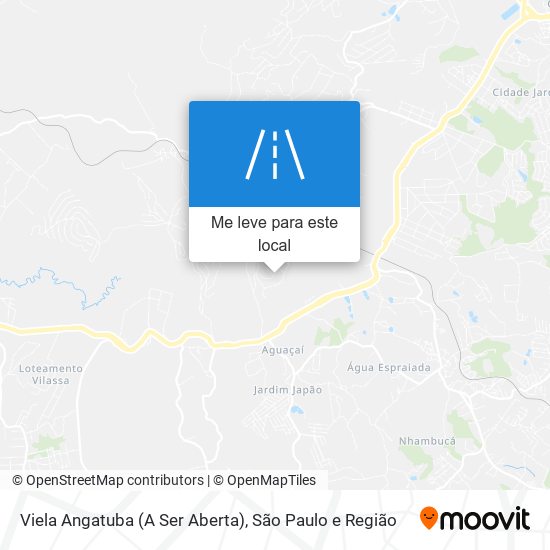 Viela Angatuba (A Ser Aberta) mapa