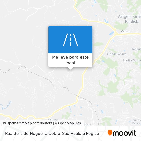 Rua Geraldo Nogueira Cobra mapa