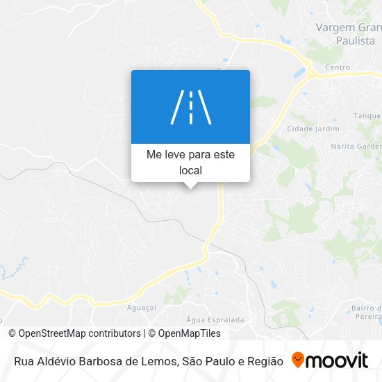 Rua Aldévio Barbosa de Lemos mapa