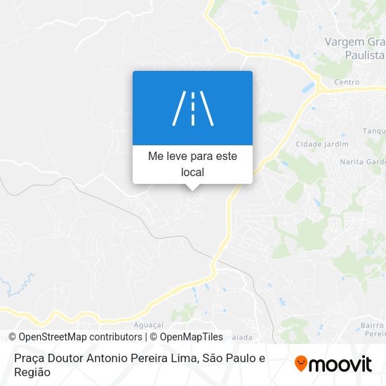 Praça Doutor Antonio Pereira Lima mapa