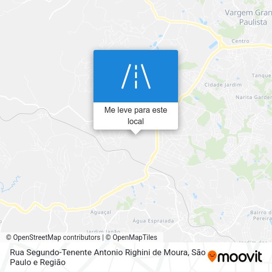 Rua Segundo-Tenente Antonio Righini de Moura mapa