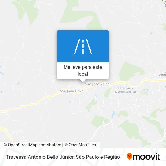 Travessa Antonio Bello Júnior mapa