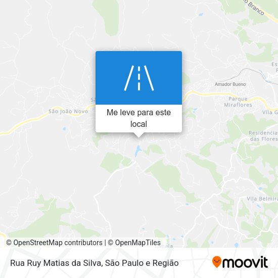 Rua Ruy Matias da Silva mapa